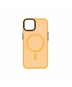 Case Magnetic iPhone 15 Orange, Ngjyra: Portokall