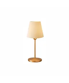 LT02-106 LAMBARIO-DESERT BEIGE-FABRIC HEAD/METAL BODY/PLASTIC BASE-1XE27-MAX40W-PORTABLE LUMINAIRE