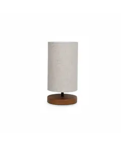 LT02-112 LAMBARIO-CREAM-FABRIC HEAD/MDF BASE-1XE14 MAX40W-PORTABLE LUMINAIRE