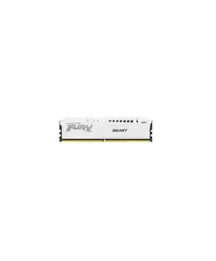 Ram për PC Kingston DIMM, DDR5, 16GB, 6000MHz, CL32, 1.35V, FURY Beast KF560C40BW-16 / White