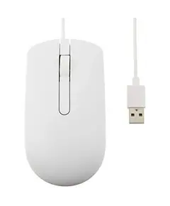 Maus DELL MS116 USB Optical / white, Ngjyra: Bardhë