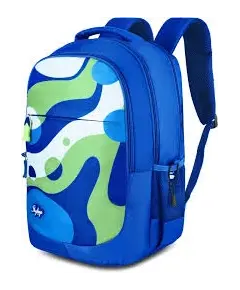 Squad 04 school backpack space blue