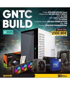 GNTC BUILD i9-14900K / 2x16GB RAM/ 1TB SSD / RTX 4070Ti 12GB