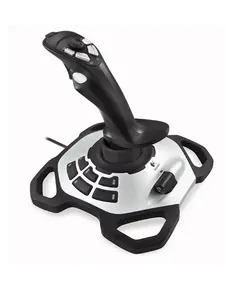 Kontroller  Logitech Extreme 3D Pro,  Bardhë"