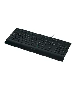 Tastierë Logitech Corded K280e USB Layout ,Zezë