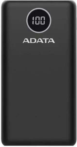 PowerBank Adata Portabila battery AP10000,10000mAh, 2x USB, 1x USB-C, Power Delivery, Quick Charge / Black