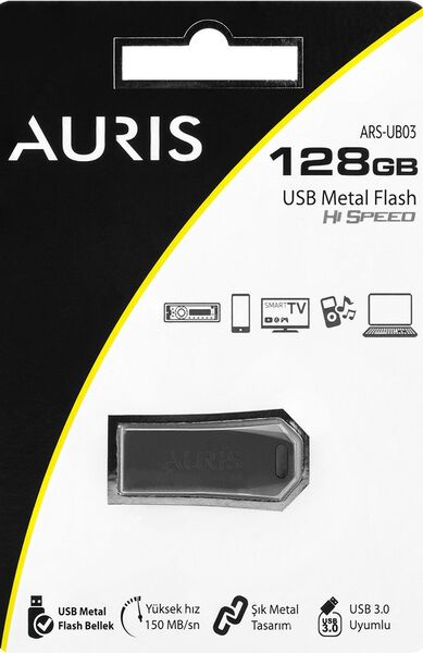 USB Auris 128GB 3.0 Metal Flash ARS-UB03