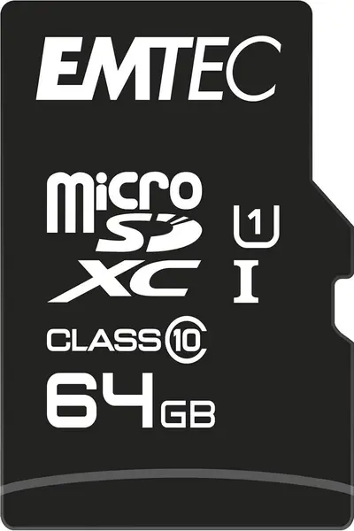 MicroUSB Emtec, 64GB, 10 UHS-I, R/W 20/12 MB/s,