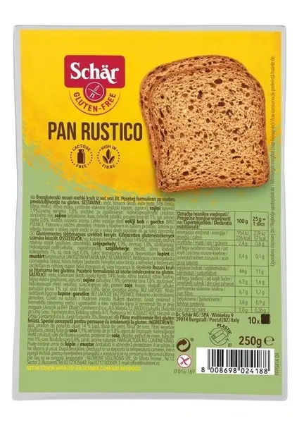 Bukë e zezë -Rustico Bread 8x250 gr /P8