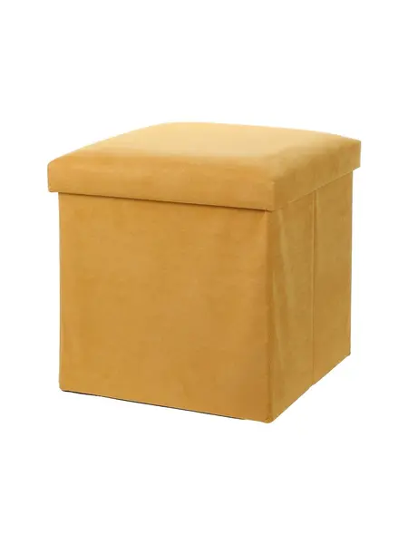 Tabure katrore magazinimi Suede  33cm(Yellow), Ngjyra: Verdhë