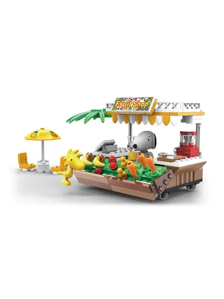 Lodër - Snoopy Street Fair Building Blocks B(Fruit Shop, 141 copë)