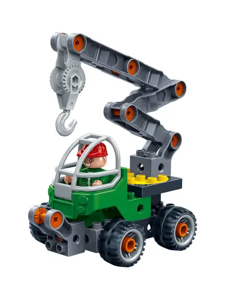 Lodër - Construction Vehicle Big Building Blocks(Crane, 20 copë)