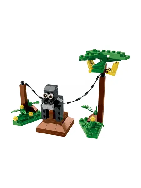 Lodër - Rainforest Animals Building Blocks(Chimpanzee, 102 copë)