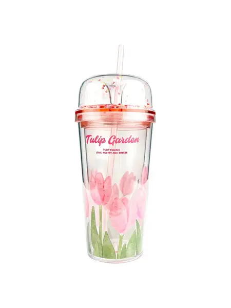 Gota plastike 480ml Tulip Garden Collection