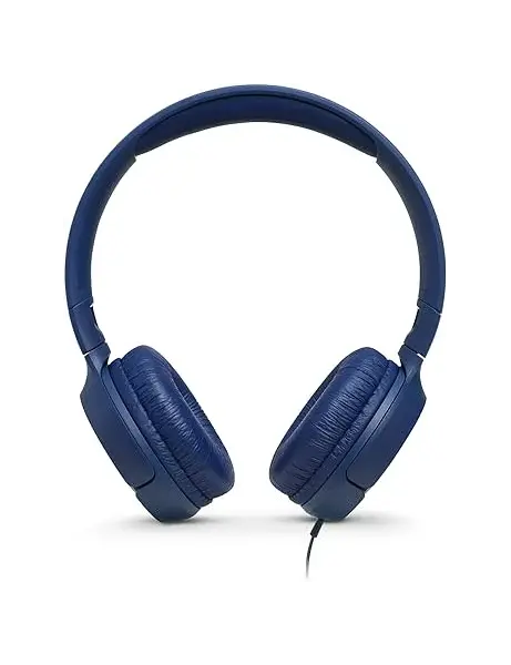 Dëgjuese JBL universal headphones ,Tune 500,1 button JBLT500BLU / Blue, Ngjyra: Kaltërt mbyllur