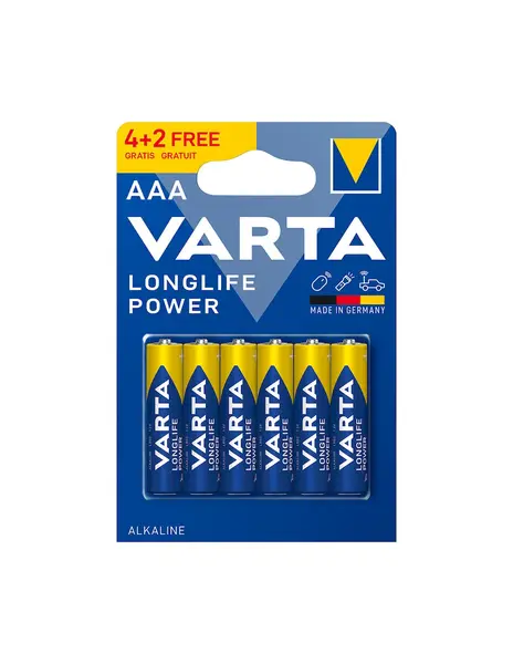 Varta high e aaa bli6 varta (4+2) /p10