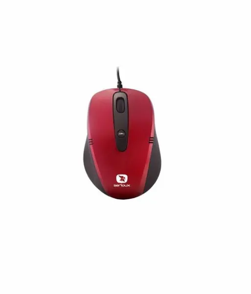 Maus SERIOUX PASTEL 3300 USB Optical / Red, Ngjyra: Kuqe