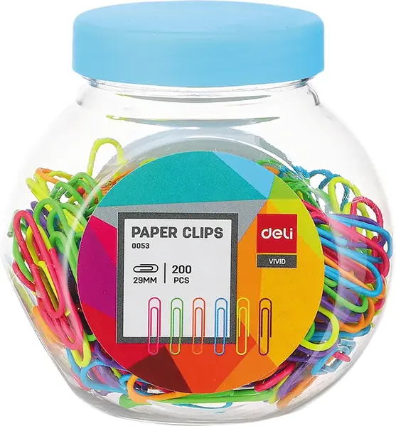 Paper Clips 29Mm Deli  1, 200 0053