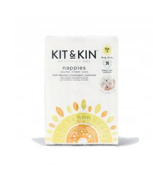 KIT&KIN DIAPERS SIZE 5, 12+ KG, 30 PCS