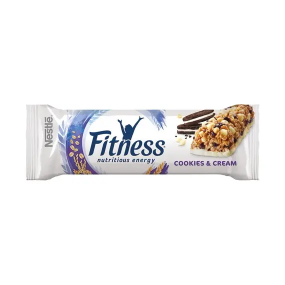 Fitness Cookies Cream cer bar 23.5g/P16