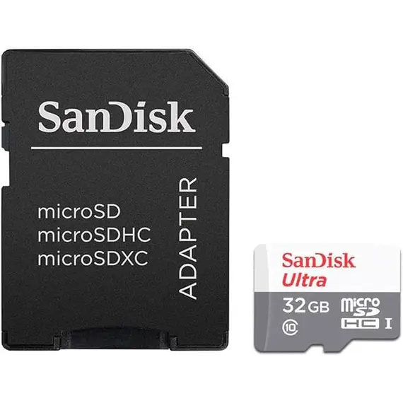 Microsd Sandisk Sdhc 32Gb,  Sd Mbushës,  Class 10