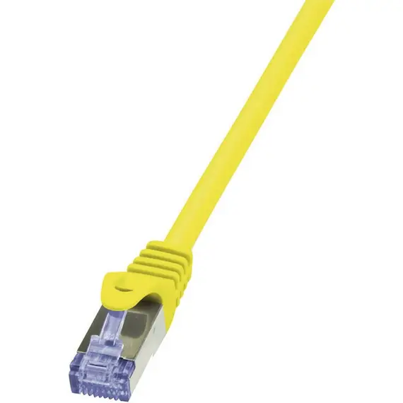 Kabëll Patchkabel Cat6A Rj45  Sftp Pimf  1M,  Verdhë"