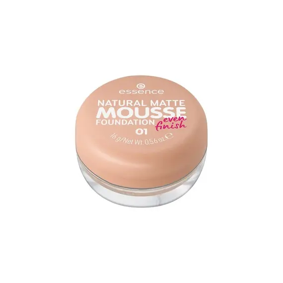 essence NATURAL MATTE MOUSSE FOUNDATION 01