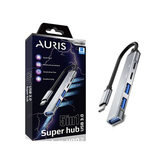 Konvertues Usb Hub 2 5 In 1 Auris