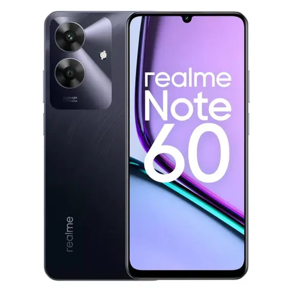 Telefon realme Note 60 RMX3933 4/128GB,e zezë