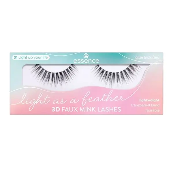 essence Light as a feather 3D faux mink lashes 01