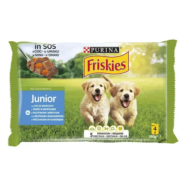 Friskies qensh junior pule (4x100g)/P10