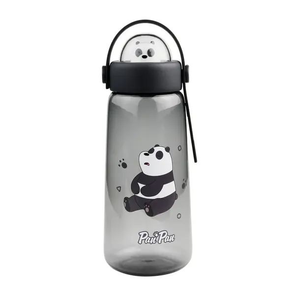 Shishe plastike We Bare Bears 600ml Panda, Ngjyra: E përzier