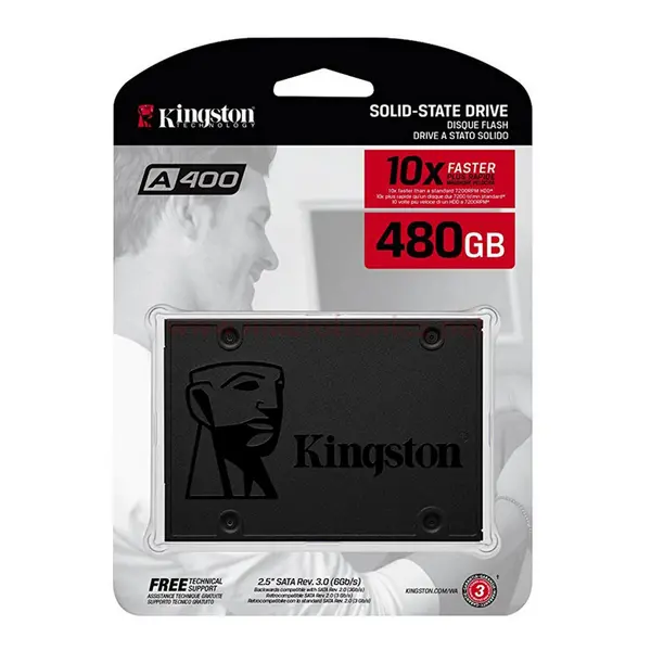 SSD Kingston 2.5'' ,480GB -SA400S37/480G / Black