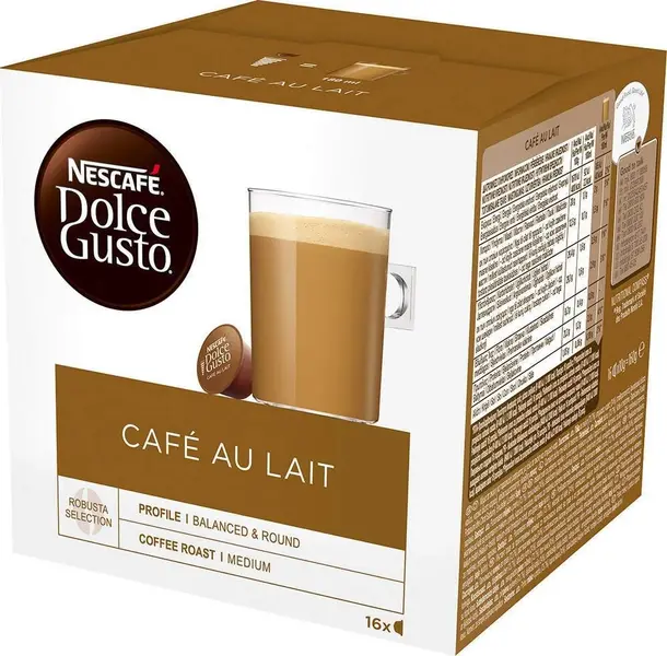 Nesc Dlc Gst CafeAuLait 16CAP 160g/P3