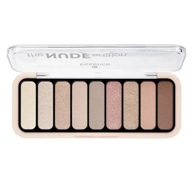 essence the NUDE edition eyeshadow palette 10