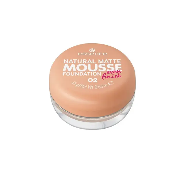 essence NATURAL MATTE MOUSSE FOUNDATION 02