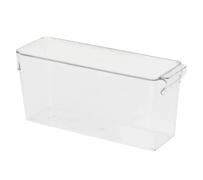 IKEA KLIPPKAKTUS Kuti ruajtjeje transparente për frigorifer 32x10x15