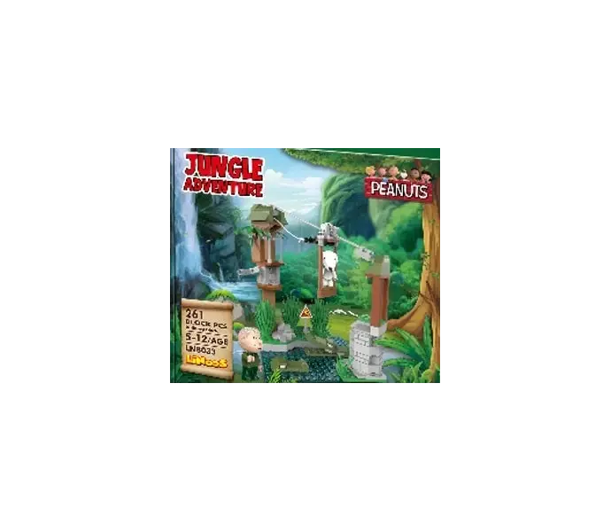 Lodër - Snoopy Jungle Adventure Building Blocks B(The Crocodile, 211 copë)