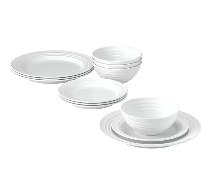 IKEA FAVORISERA Pjata set 12c 31cm / bardhë