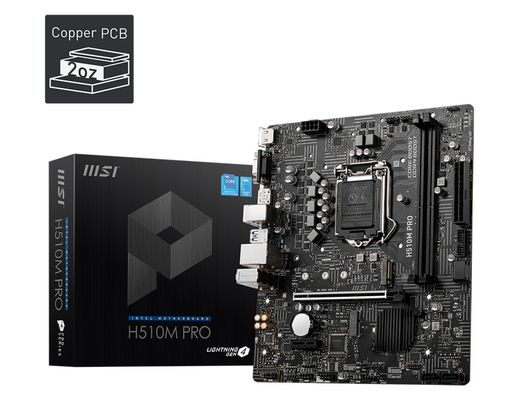 Pllakë amë (motherboard) MSI PRO H510M-P DDR4"