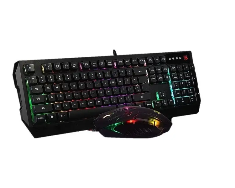 SET 2/1 Gaming Bloody Q1300 USB US Tastiere + Maus