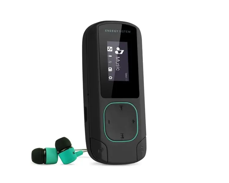 MP3 Touch Bluetooth ENERGY SISTEM  clip bluetooth mint 8GB player / Black, Ngjyra: Gjelbërt