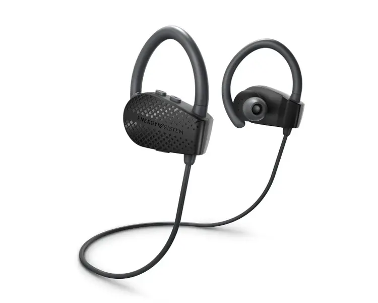 Dëgjuese ENERGY SISTEM sport 1+ dark wireless,mikrofon / Black, Ngjyra: Zezë