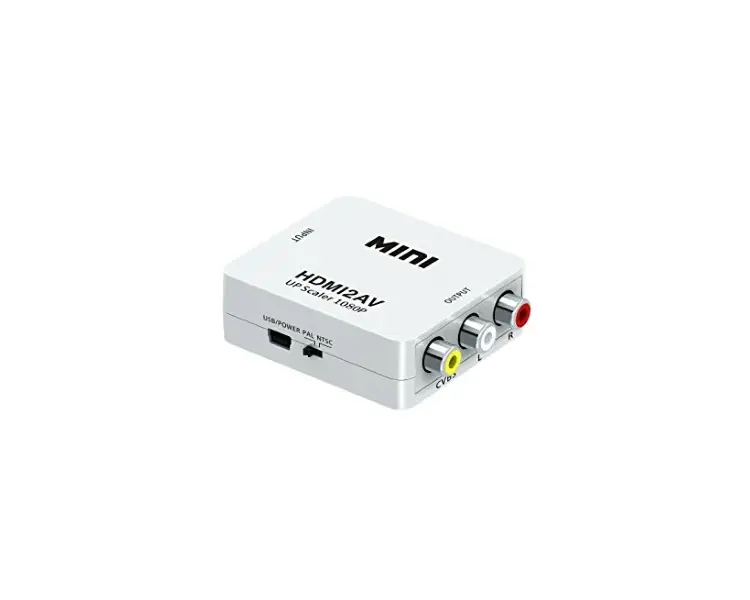 Konvertues E-GREEN Adapter HDMI - AV RCA 1080P / White