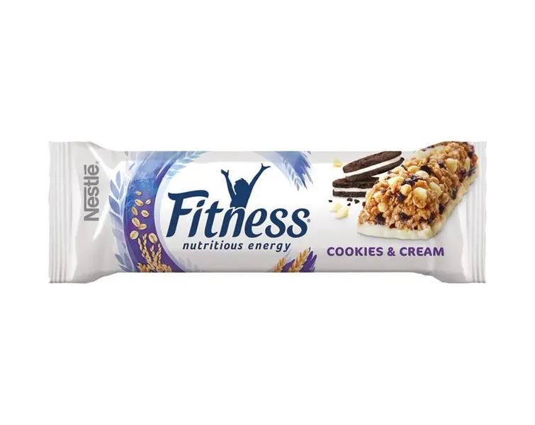 Fitness Cookies Cream cer bar 23.5g/P16