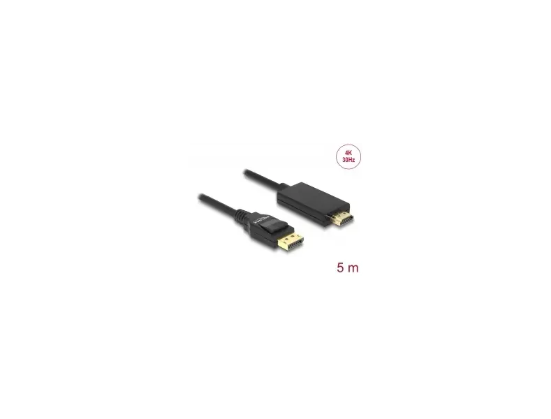 Kabëll DisplayPort 1.2 (STST) 1m 19pin / Black                                                                                     "