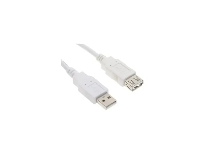 Kabëll FAST ASIA  USB A - USB AM/F 3m  USB White