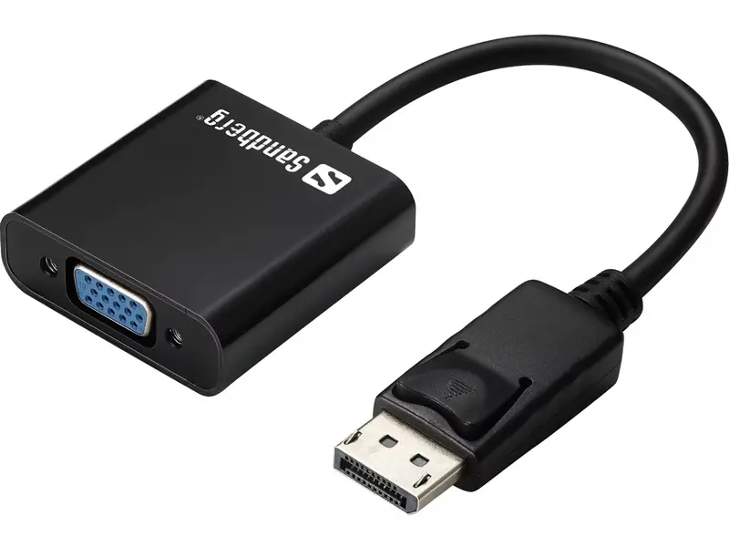 Konvertues Adapter Sanberg  50843 DisplayPort > VGA (STBU) / Black