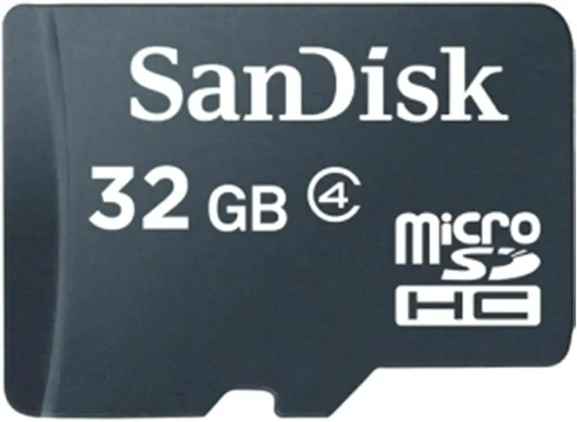 MicroUSB SanDisk 32GB, SD Adapter, Class 4