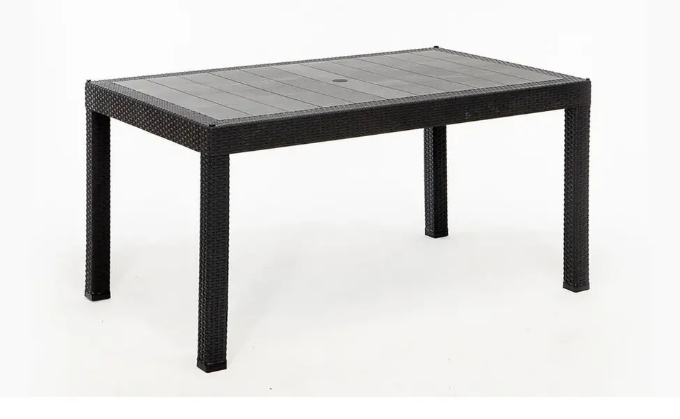 Rattan Tavolinë kopshti 90x150